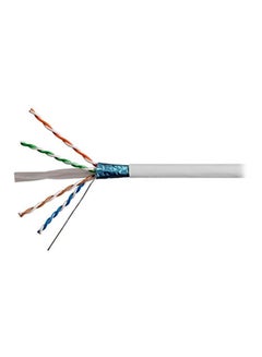 Buy 23 AWG Cat6 Ethernet Bulk Cable White in Saudi Arabia