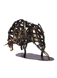 Buy Metal Sculpture Of Braided Cattle Brown 961grams in UAE