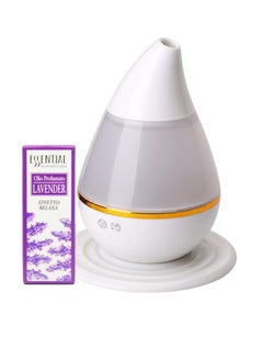 اشتري Mini USB Aromatherapy Humidifier With Lavender Oil HMDO-2212 White في الامارات