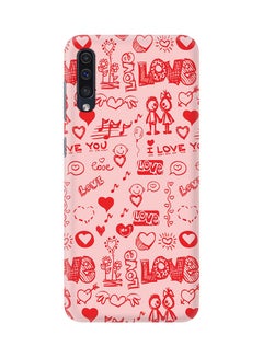 Buy Protective Case Cover For Samsung Galaxy A50 Love Doodle in UAE
