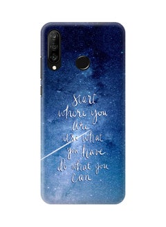 Buy Protective Case Cover For Huawei P30 Lite Start, Use, Do in Saudi Arabia