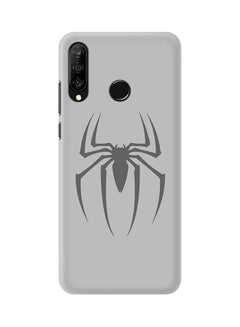 Buy Protective Case Cover For Huawei P30 Lite Spidermark (Grey) in Saudi Arabia