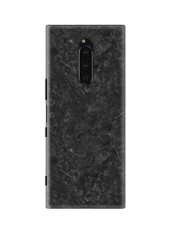 Buy Protective Case Cover For Sony Xperia 1 Marble Texture White in Saudi Arabia