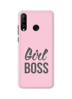 Buy Protective Case Cover For Huawei P30 Lite Girl Boss (Pink) in UAE