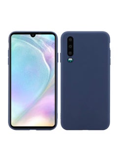 Buy Protective Silicone Back Case Cover For Huawei P30 Blue in Saudi Arabia