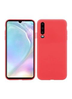 Buy Protective Silicone Back Case Cover For Huawei P30 Red in Saudi Arabia