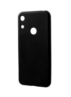 Buy Protective Silicone Back Case Cover For Huawei Honor 8A Black in Saudi Arabia