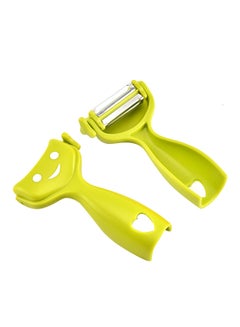 Buy Vegetables And Fruits Peeler Green 15x5x5cm in Saudi Arabia