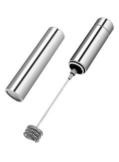 Buy Electric Foam Milk Frother Silver 30x6x6centimeter in Saudi Arabia