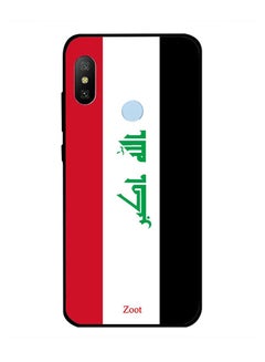 Buy Protective Case Cover For Xiaomi Redmi Note 6 Iraq Flag in UAE