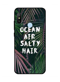 اشتري غطاء حماية واقٍ لهاتف شاومي ريدمي نوت 6 برو مطبوع بعبارة "Ocean Air Salty Hair" في الامارات