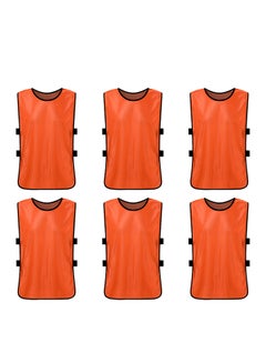 Buy 6 Piece Soccer Pinnies Quick Drying Football Jerseys in Saudi Arabia