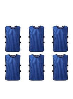 Buy 6 PCS Kid's Soccer Pinnies Quick Drying Football Jerseys Youth Sports Scrimmage Team Training Bibs Practice Sports Vest in Saudi Arabia