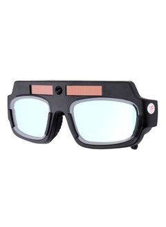 اشتري Solar Energy Auto Darkening Welding Safety Goggles Anti UV Weld Professional Glasses Black/Blue 17 x 7.5 x 6 سنتيمتر في الامارات