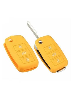 Buy Universal Car Accessories Silicone Key Holder Case Cover For Volkswagen in Saudi Arabia