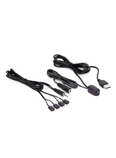 Buy IR Infrared Remote Control Receiver Extender Repeater Emitter USB Adapter Black in UAE