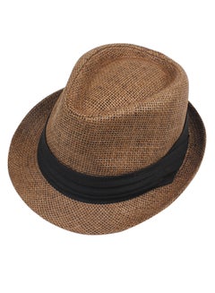 Buy Ribbon Straw Hat Coffee in Egypt