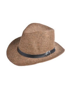 Buy Wide-Brim Foldable Floppy Hat Coffee in Saudi Arabia