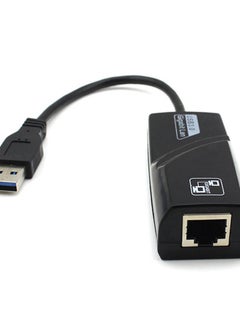 اشتري USB 3.0 To RJ45 Ethernet LAN Network Adapter Black في مصر
