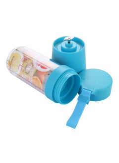 Buy Portable Fruit Juicer 380.0 ml WLL80919018BU_U00491 Blue/Clear in Saudi Arabia