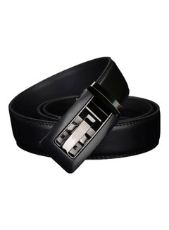 Buy Casual Automatic Buckle Belt Black in UAE