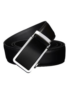 Buy Casual Automatic Buckle Belt Black in Saudi Arabia