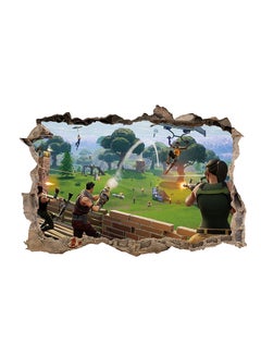 Buy 3D Fortnite Wall Sticker Multicolour 58 x 44cm in Saudi Arabia