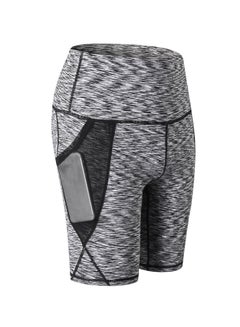 Buy Sports Yoga Short Training Pants Grey in UAE