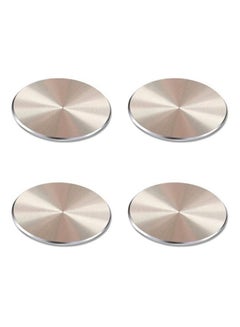 Buy 4-Piece Mounting Kits Stickers For Universal Magnetic Car Holder Gold in UAE