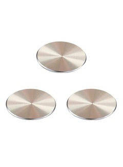 Buy 3-Piece Mounting Kits Stickers For Universal Magnetic Car Holder Gold in UAE