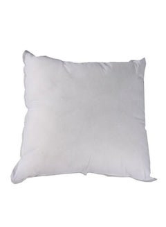 Buy Square Pillow Inserts Polyester White 18x18inch in UAE