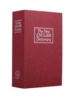 Buy Dictionary Book Safe With Key Lock Red 432grams in UAE