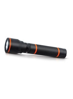 Buy Rechargeable LED Flashlight Black/Red 14 x 16cm in Saudi Arabia