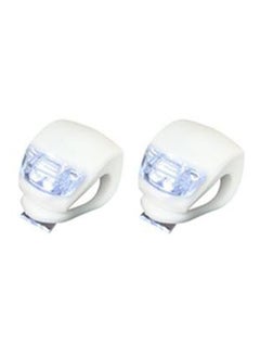 Buy 2-Piece LED Waterproof Bicycle Handlebar Light Set in Saudi Arabia