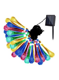 Buy 20-LED Raindrop Solar String Light For Christmas Multicolour 9 x 8cm Multicolour 9 x 8cm in Egypt