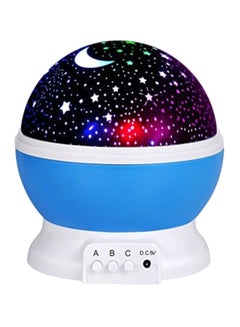 Buy Starry Sky And Moon Projector Night Lamp Multicolour 13 x 14.5cm in UAE