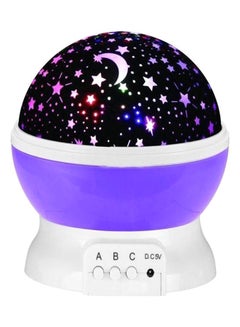 Buy Starry Sky And Moon Projector Night Lamp Multicolour 4.6 x 5.5inch in UAE