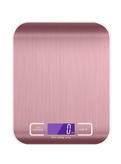 Buy Electronic Digital Weighing Scale Pink 18centimeter in UAE