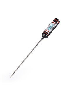 Buy Digital Cooking Food Thermometer Silver/Red/Black 12cm in UAE