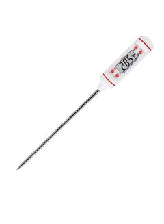 Buy Digital Cooking Food Thermometer Silver/Red/White 12cm in Egypt