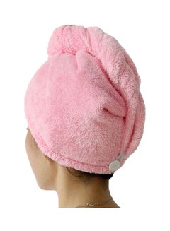 Buy Microfiber Bath Towel Pink 62x25.5cm in UAE