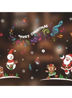 اشتري Christmas Decoration Window Glass Stickers متعدد الألوان 20 x 20cm سنتيمتر في الامارات