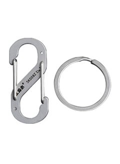 Buy Multifunctional Stainless Steel Key Chain Ring in UAE