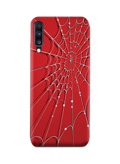 اشتري TPU Silicone Protective Case For Samsung Galaxy A70 Spider Web Pattern في الامارات