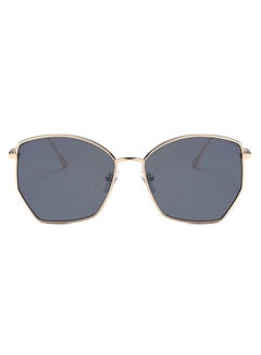 اشتري Retro Polygonal Big Frame Sunglasses في الامارات