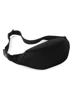 اشتري Waterproof Zipper Waist Pack Bag Black في السعودية