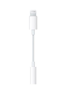 Buy Audio Converter Cable For Apple iPhone White in Saudi Arabia