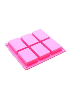 Buy 6 Cavities Silicone Mould Pink 600grams in Egypt