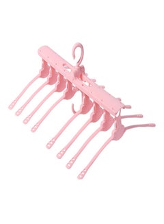 Buy Multilayer Magic Folding Clothes hanger Pink 53 x 43cm in UAE