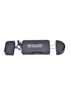 Buy Micro USB OTG To USB 2.0 SD Card Reader Black in Saudi Arabia
